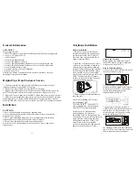 Предварительный просмотр 5 страницы Southwestern Bell FM2575 Owner'S Manual