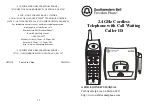 Предварительный просмотр 1 страницы Southwestern Bell GH3110 Owner'S Manual