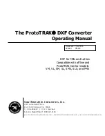 Предварительный просмотр 1 страницы Southwestern Industries ProtoTRAK CONV-DXF Operating Manual