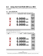 Preview for 34 page of Southwestern Industries ProtoTRAK EMX Safety, Programming, Operating And Care Manual