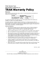 Preview for 137 page of Southwestern Industries ProtoTRAK RMX CNC Safety, Installation, Maintenance, Service And Parts List