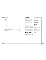 Предварительный просмотр 2 страницы Southwing SF-605 User Manual