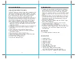 Предварительный просмотр 6 страницы Southwire MAXIS MCF-01 Operating And Maintenance Instructions Manual