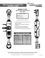 Southwire Surge Guard 44750 Installation & Operating Instructions предпросмотр