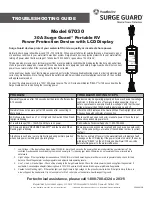 Preview for 1 page of Southwire Surge Guard 67030 Troubleshooting Manual