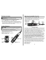 Предварительный просмотр 6 страницы Southwire T100PK Operating Instructions Manual