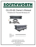 Southworth CLL05-68 Owner'S Manual preview