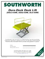 Southworth Dura-Dock DDL5-59M Manual preview