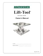 Preview for 1 page of Southworth Lift-Tool Owner'S Manual