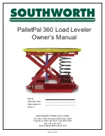 Preview for 1 page of Southworth PalletPal 360 Owner'S Manual