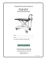 Preview for 1 page of Southworth PLM 250 Owner'S Manual