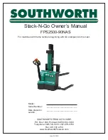 Southworth Stack-N-Go FPS2500-90NAS Owner'S Manual preview