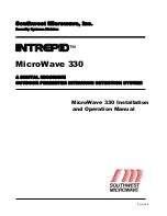 Soutwest Microwave MicroWave 330 Installation Manual preview