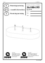 Sove 16-100-195 Assembly Instructions Manual предпросмотр