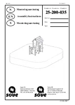 Preview for 1 page of Sove 25-200-035 Assembly Instructions Manual