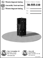 Preview for 1 page of Sove 30-555-110 Assembly Instructions Manual