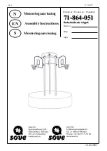 Sove 71-864-051 Assembly Instruction Manual предпросмотр