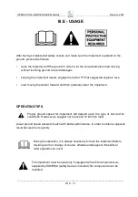 Preview for 18 page of Sovema PL 180 Operation And Maintenance Manual