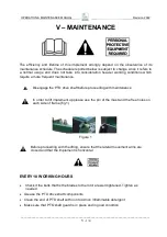 Preview for 25 page of Sovema TDF-M EXT 180 Operation And Maintenance Manual