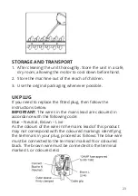 Preview for 23 page of Sovereign 555375 Original Instruction Manual