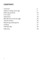 Preview for 2 page of Sovereign 594448 Original Instruction Manual