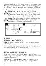 Preview for 22 page of Sovereign 594448 Original Instruction Manual