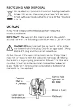 Preview for 27 page of Sovereign 594448 Original Instruction Manual