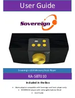 Preview for 1 page of Sovereign KA-SBT010 User Manual