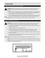 Preview for 6 page of Sovereign SCS718A Assembly Manual