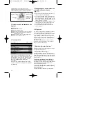 Preview for 12 page of Sovereign SGT 527 Operating Instructions Manual