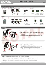 Preview for 1 page of Soyal AR-327-E Manual