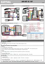 Предварительный просмотр 3 страницы Soyal AR-837-E Manual