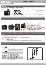 Soyal AR-837-EA-T Manual предпросмотр