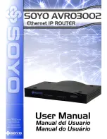 Предварительный просмотр 1 страницы SOYO AVRO 3002 User Manual