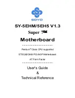 Preview for 1 page of SOYO ETEQ82C663 AGP User'S Manual & Technical Reference