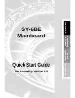 Предварительный просмотр 1 страницы SOYO SY-6BE Quick Start Manual