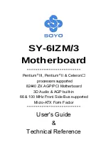 Предварительный просмотр 1 страницы SOYO SY-6IZM User Manual