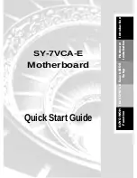 Предварительный просмотр 1 страницы SOYO SY-7VCA-E Quick Start Manual