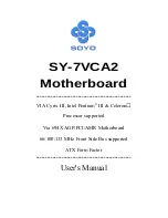 Preview for 1 page of SOYO SY-7VCA2 User Manual