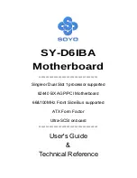 Preview for 1 page of SOYO SY-D6IBA User'S Manual & Technical Reference