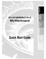 Preview for 1 page of SOYO SY-K7VEMPRO V1.0 Quick Start Manual