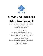SOYO SY-K7VEMPRO User Manual preview
