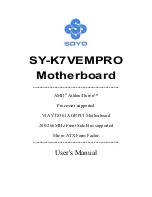 Preview for 1 page of SOYO SY-K7VEMPRO User Manual