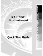 Предварительный просмотр 1 страницы SOYO SY-P4ISR Quick Start Manual