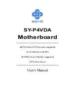 Preview for 1 page of SOYO SY-P4VDA User Manual