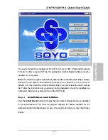 Preview for 15 page of SOYO SY-P4VGM V1.0 Quick Start Manual