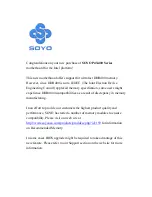 Предварительный просмотр 1 страницы SOYO SY-P4X400 DRAGON Lite User Manual