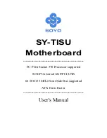 Предварительный просмотр 1 страницы SOYO SY-TISU User Manual