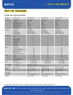 Preview for 2 page of SOYO SYTPT3227AB Technical Specifications