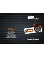 SP Audio SP HM Midrange Series Owner'S Manual preview